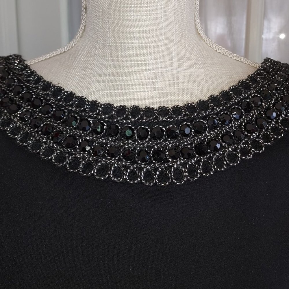 CONNECTED APPAREL JEWELED NECKLINE - Picture 7 of 7